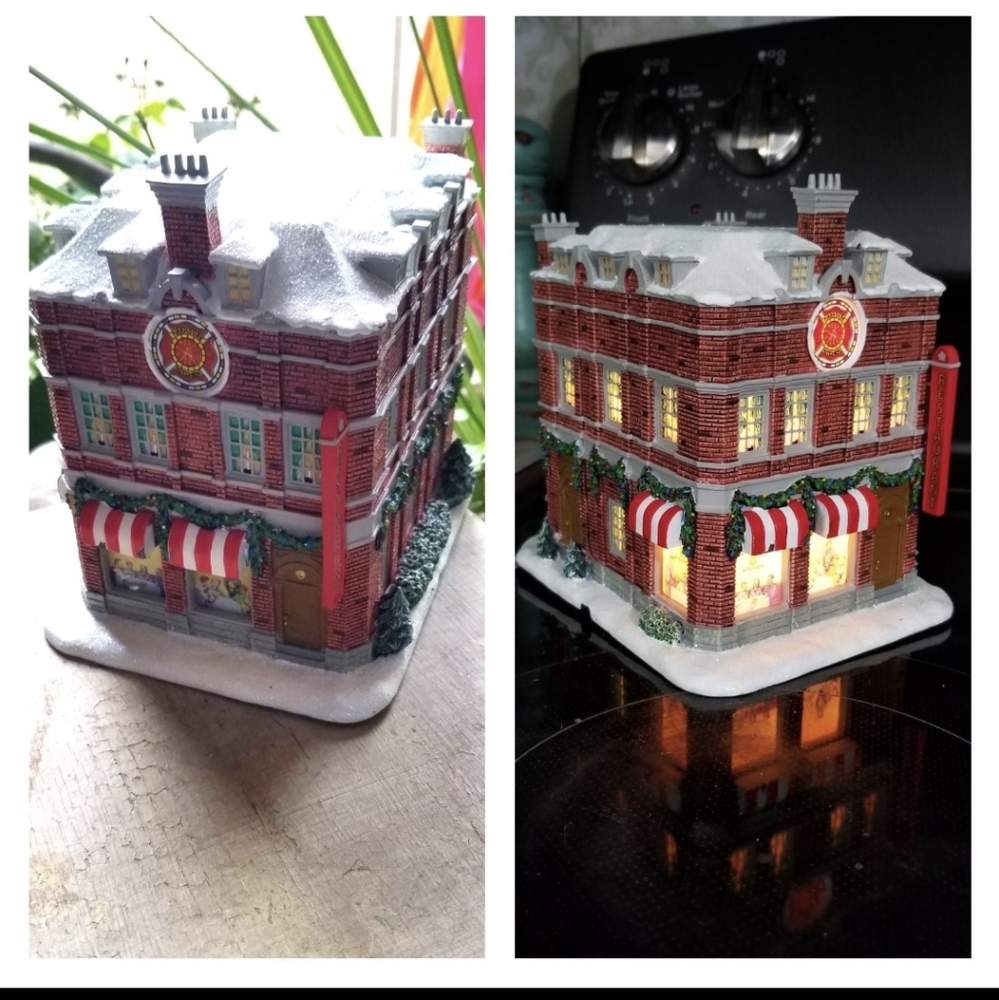 Christmas Village HAWTHORNE VILLAGE Firefighter's restaurant